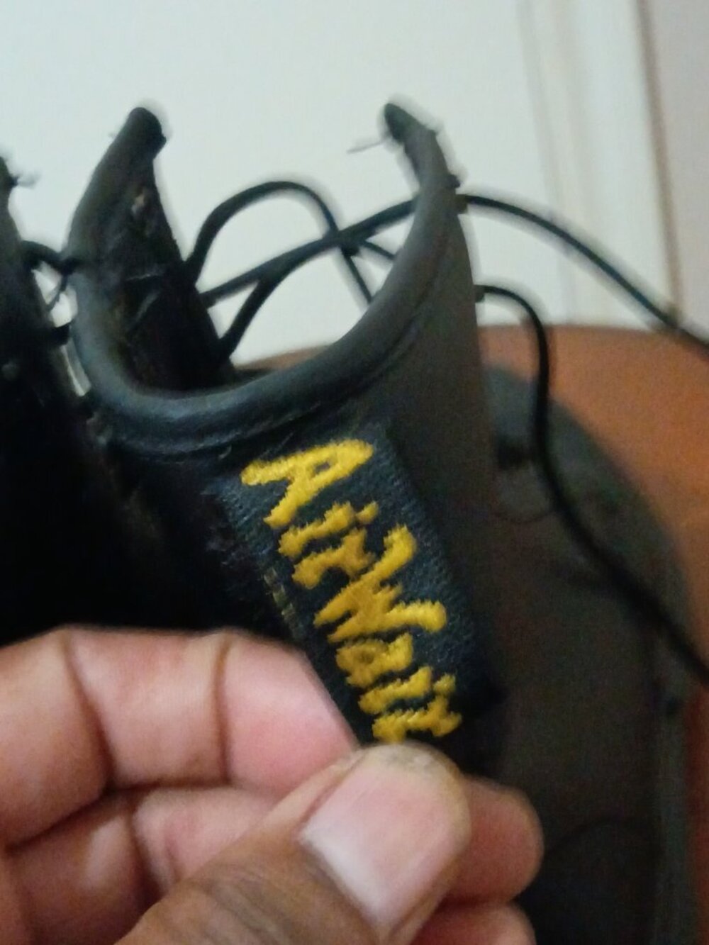 Dr. Martens 1460 J Black Women's Combat Boots Size 5 Leather Side Zip - Picture 10 of 14